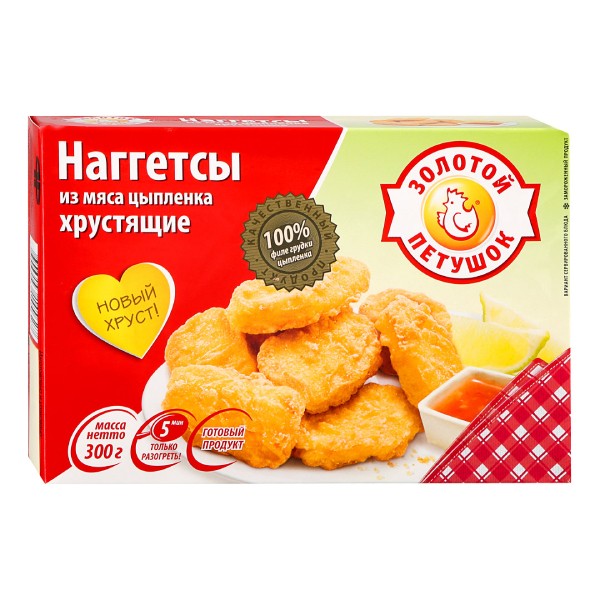 Nuggets "Zolotoy Petushok" 300g