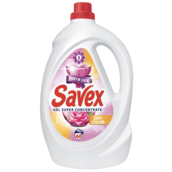 Լվացքի գել «Savex» Պարֆում Լոք գունավոր ավտոմատ 2.2լ