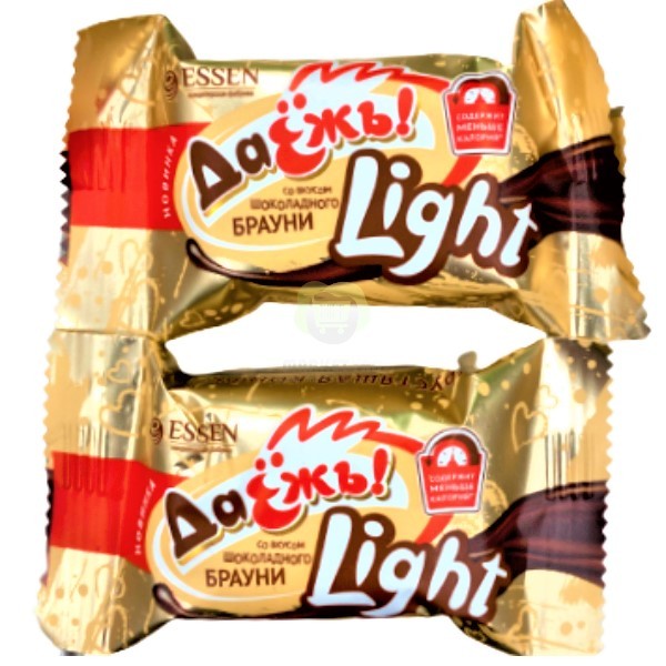 Candies "Essen" DaEzh Light with chocolate brownie flavor kg