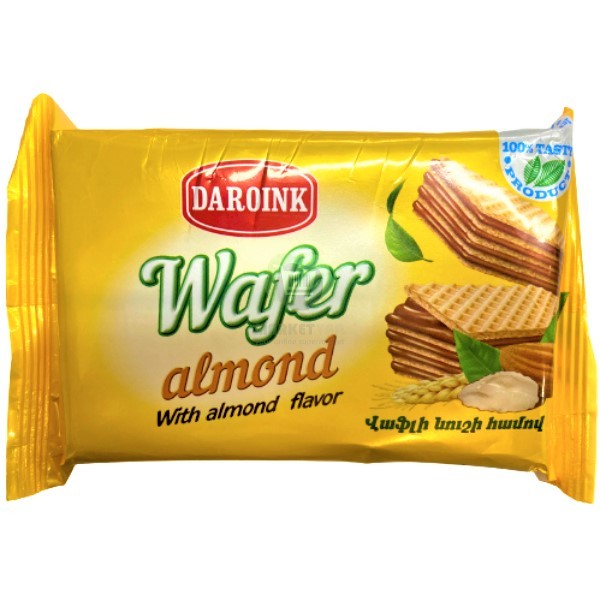 Wafer "Daroink" with almond flavor 180g