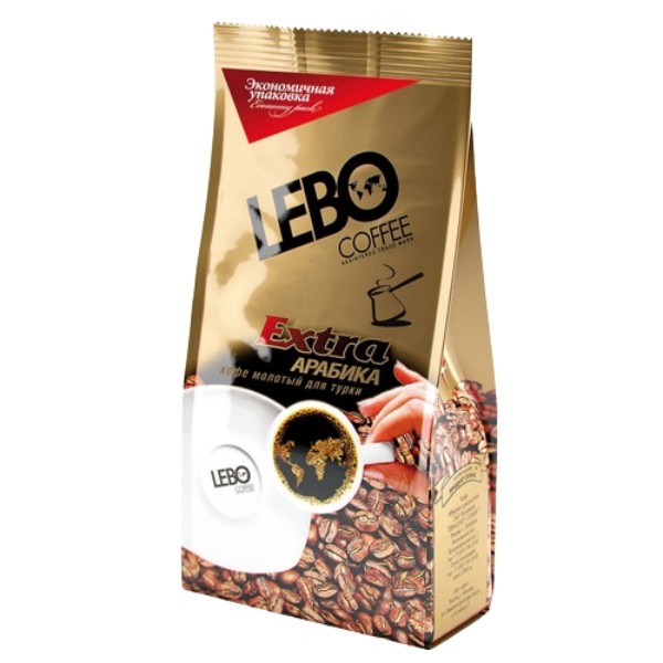 Ground coffee "Lebo" Extra Arabica 75g
