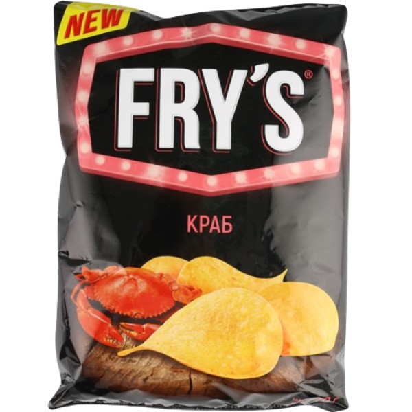 Чипсы картофельные "Fry's" краб 70г