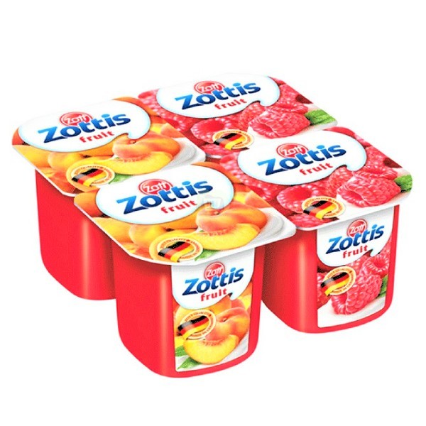 Yogurt "Zott Zottis" with raspberry 0.1% 115gr