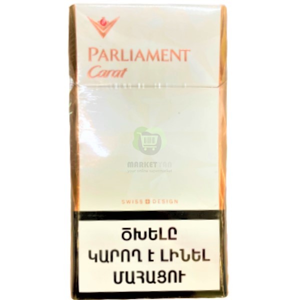 Cigarettes "Parlament" Carat White 20pcs