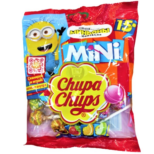 Карамель "Chupa Chups" Mini Миньон 15шт*6г