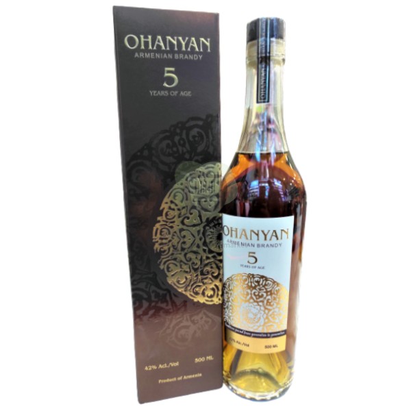 Cognac "Ohanyan" 5 years 40% 0.5 l