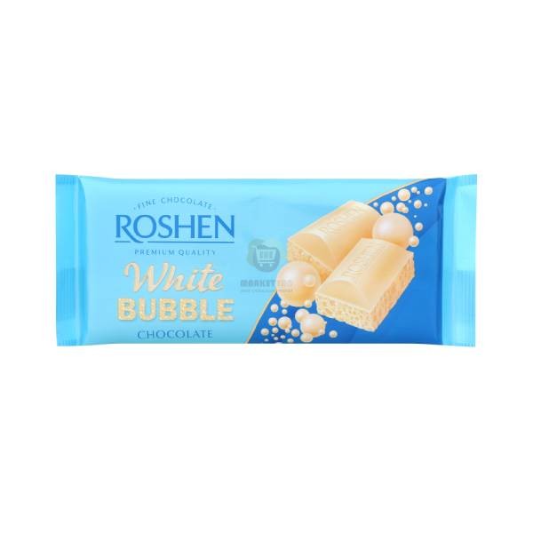 Chocolate bar "Roshen" white 80g