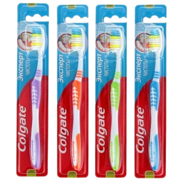 Зубная щетка «Colgate» Extra Clean средней мягкости 1шт