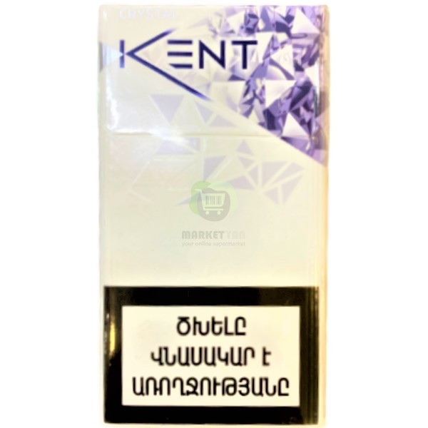 Ծխախոտ «Kent» Կրիստալ արծաթագույն 20հատ