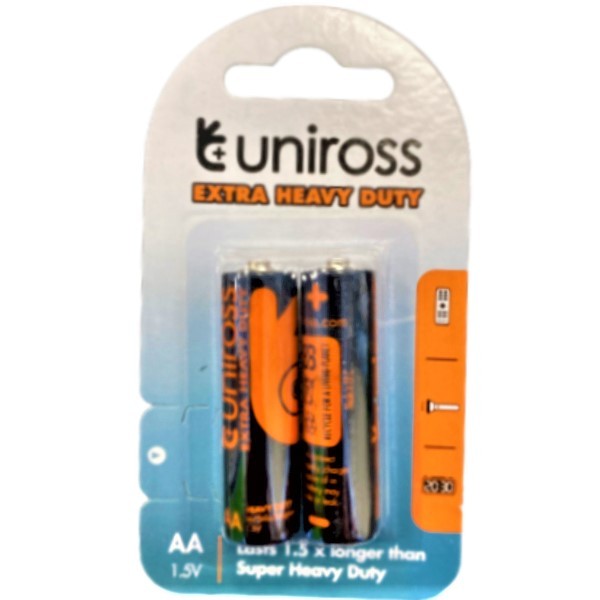 Batteries "Uniross" Extra Heavy Duty AA 1.5V 2pcs