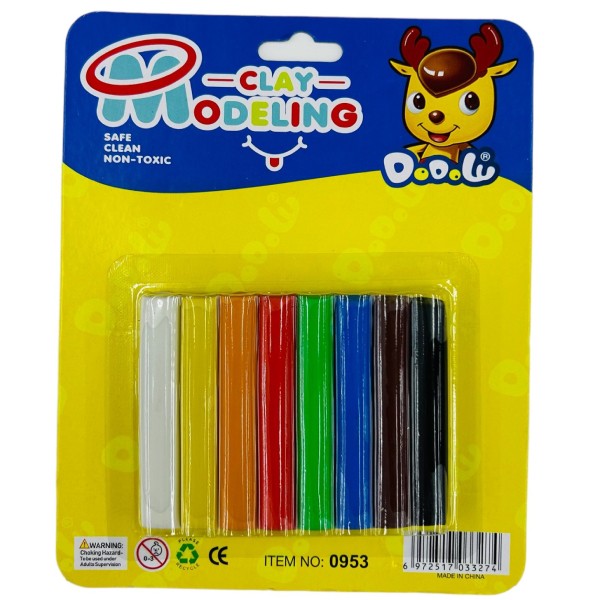 Plasticine "Marketyan" 8 colors