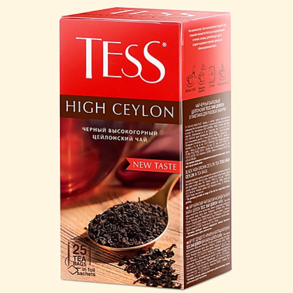 Սև թեյ «Tess» Ցեյլոն 25 փաթեթ