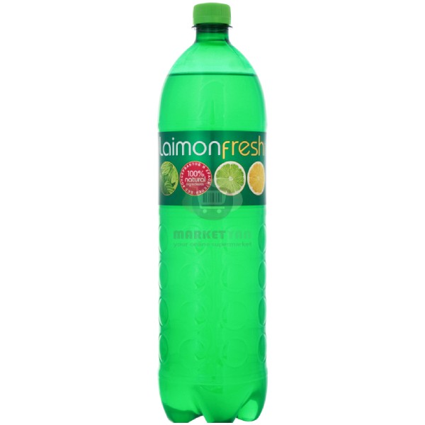 Զովացուցիչ գազավորված ըմպելիք «Laimon Fresh» լայմ կիտրոն անանուխ 1.5լ