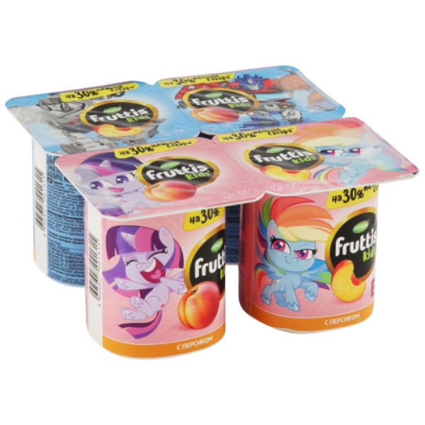 Йогурт "Fruttis" Kids 2.5% персик 110г