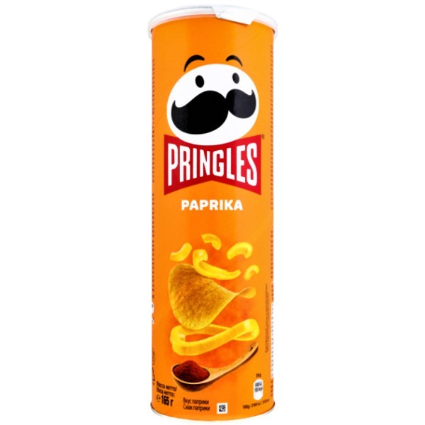 Չիպս «Pringles» պապրիկա 165գ