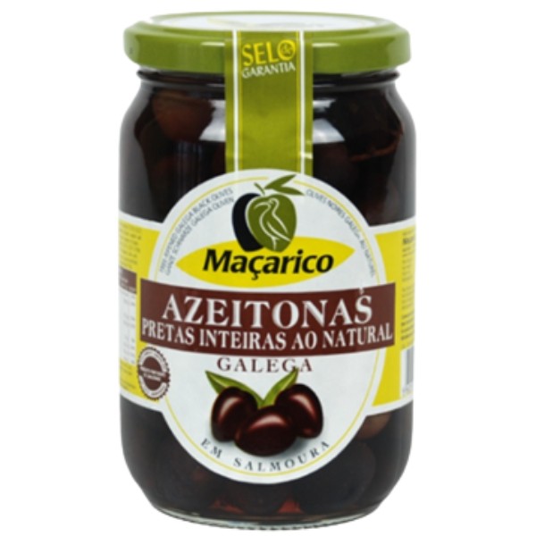 Olives "Macarico" Galega black with stone g/b 350g