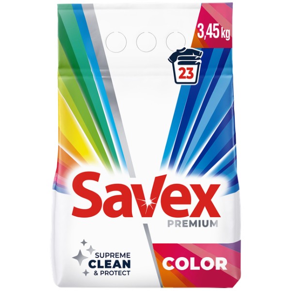 Washing powder "Savex" premium color universal 3.45kg