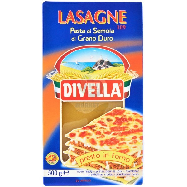 Pasta "Divella" lasagna 500gr