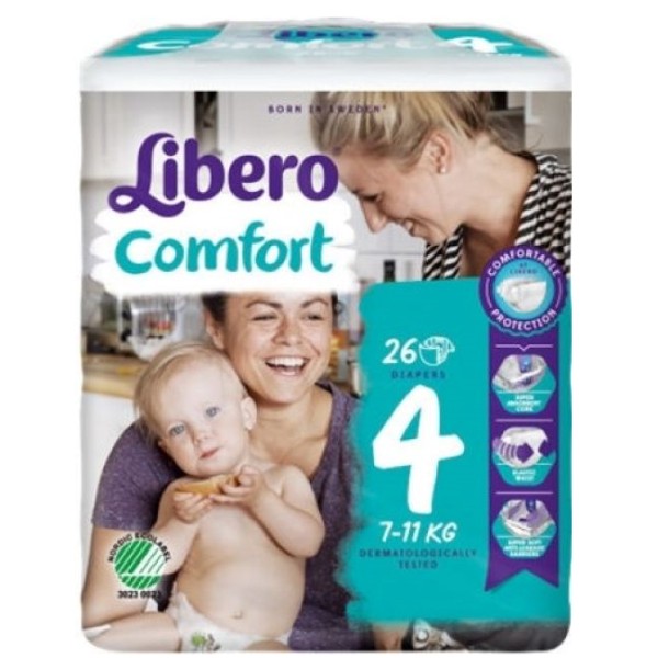 Baby diaper "Libero Comfort" 4 7-11kg
