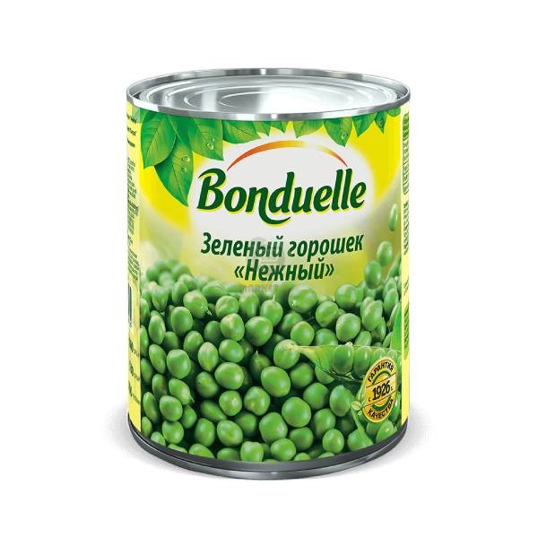 Green peas "Bonduelle" 850 gr.