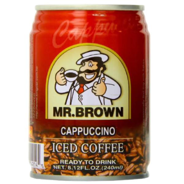 Ice coffee "Mr. Brown" Cappuccino can 240ml
