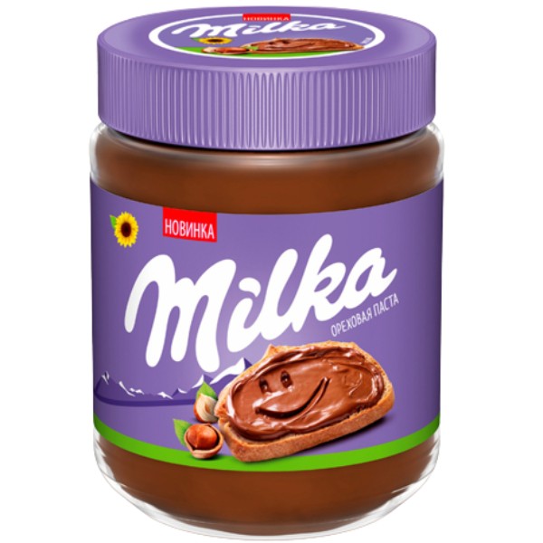 Nut paste "Milka" with cocoa 350g