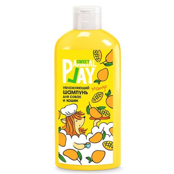 Hypoallergenic shampoo for dogs and cats "Sweet Animal Play" banana 300ml