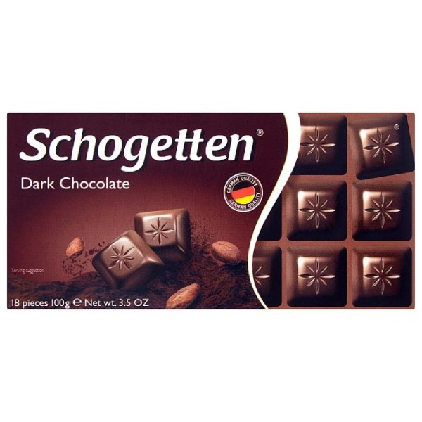 Chocolate bar "Schogetten" dark 100 gr