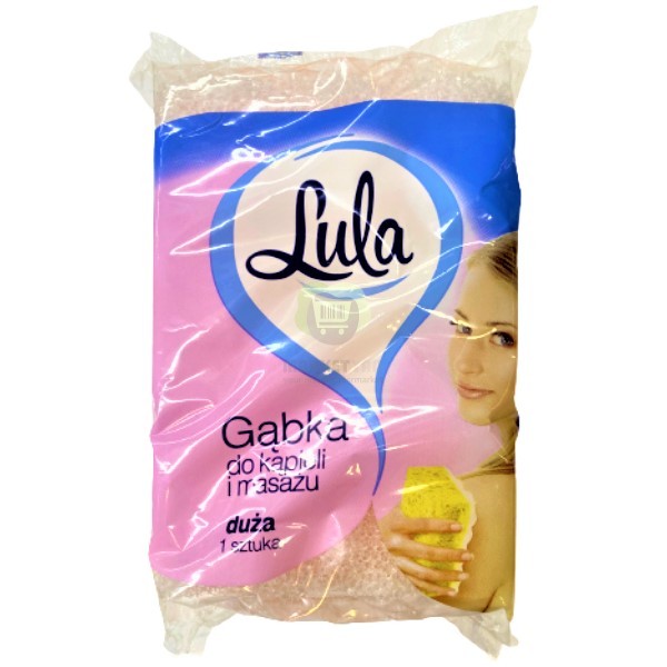 Bath sponge "Lula" for shower and massage traditional 1pc