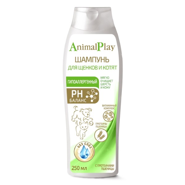 Shampoo "Animal play" for puppies and cats hypoallergenic 250ml