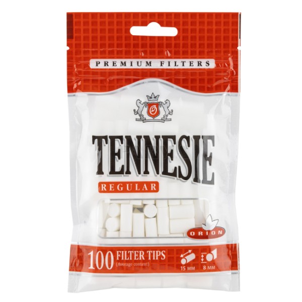 Smoking device "Tennessie" cigarette filter regular 100pcs