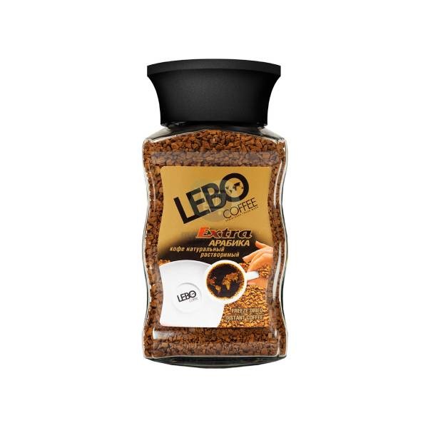 Instant coffee "Lebo" Extra Arabica 100 gr.