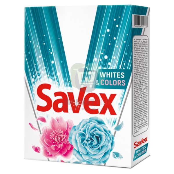Washing powder "Savex" white & color 400g