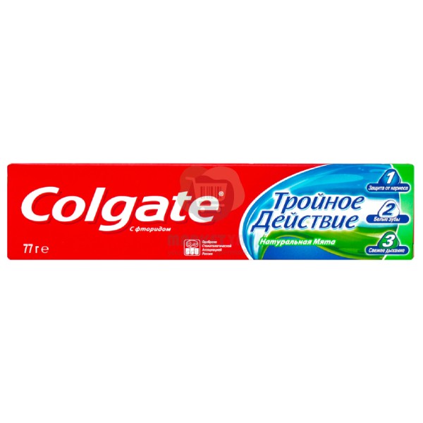 Зубная паста "Colgate" тройное действие 50мл