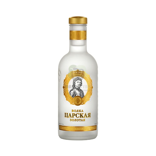 Vodka "Tsarskaya Zolotaya" 40% 0.5l