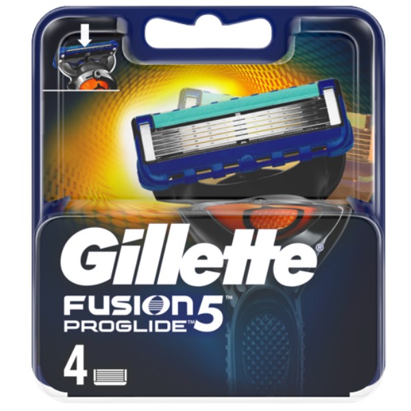 Картриджи "Gillette" Fusion Proglide 4шт