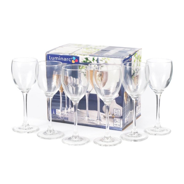 Set of wine glasses “Signature” 250ml 6pcs