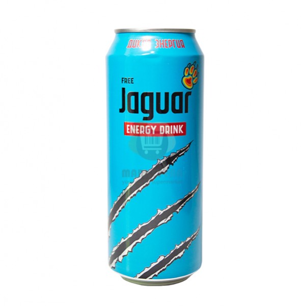 Энергетический напиток "Jaguar Free" 0,5л