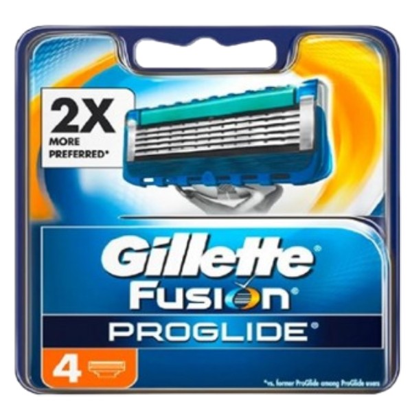 Картриджи "Gillette" Fusion 5 Proglide 4шт