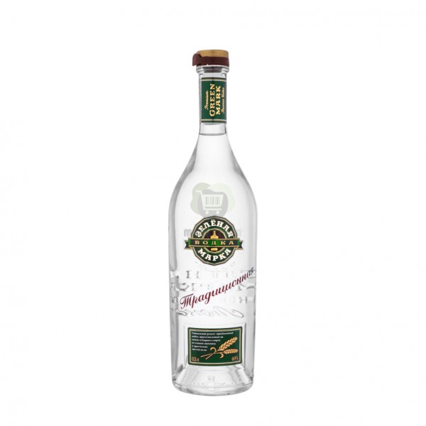 Vodka "Zelenaya Marka" traditional 0,5l