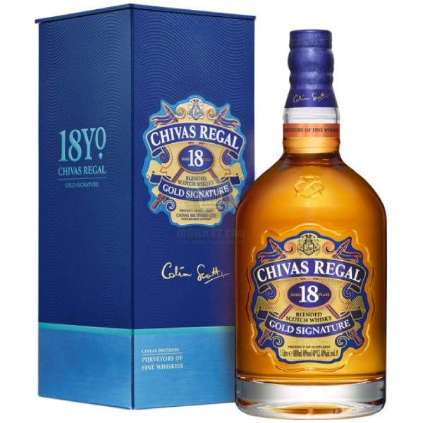 Виски "Chivas Regal" 18л 40% 1л