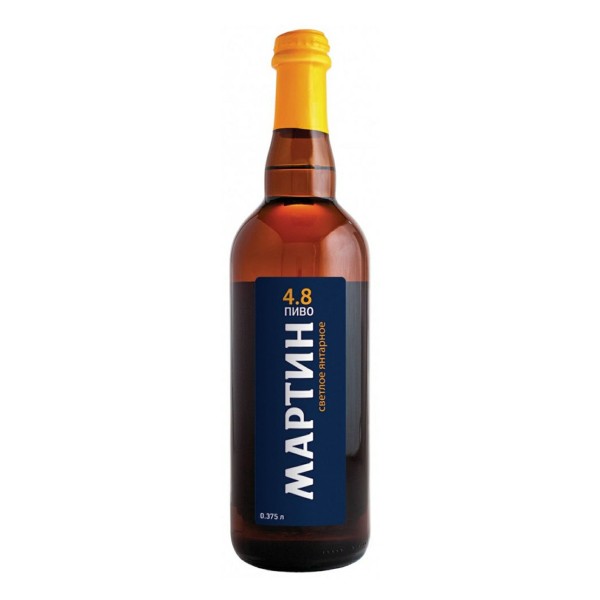 Beer "Martin" 4.8 Light Amber 0.75l