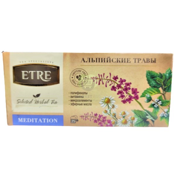 Tea "Etre" Alpine herbs 25pcs 37.5g