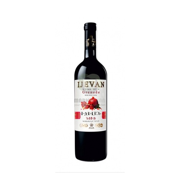 Wine "Ijevan" Pomegranate semi-sweet 075l