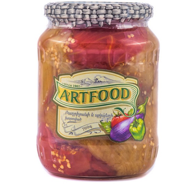 Բանջարեղենի և Պղպեղի Խորոված «Artfood» 700գրամ