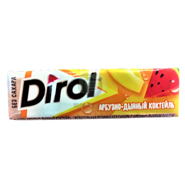 Chewing gum "Dirol" watermelon and melon cocktail