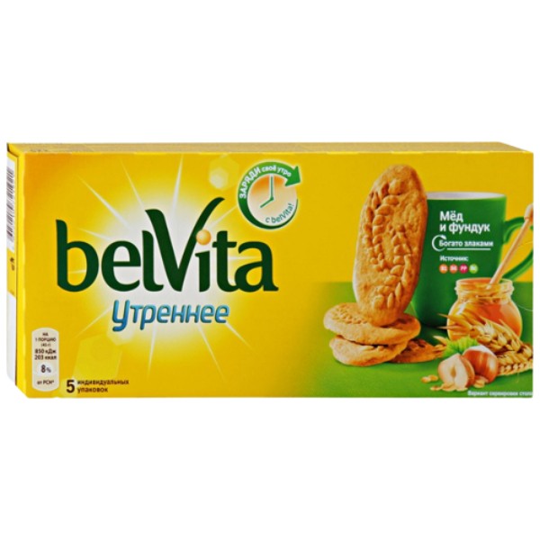 Печенья "Belvita" мед и фундук 225г