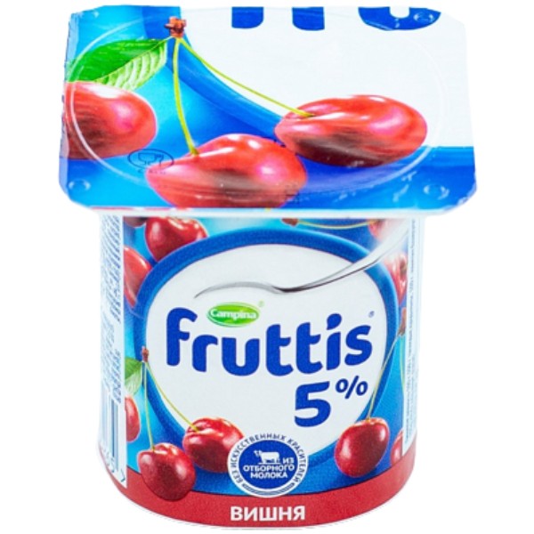 Yoghurt "Fruttis" Creamy treat cherry 5% 115g