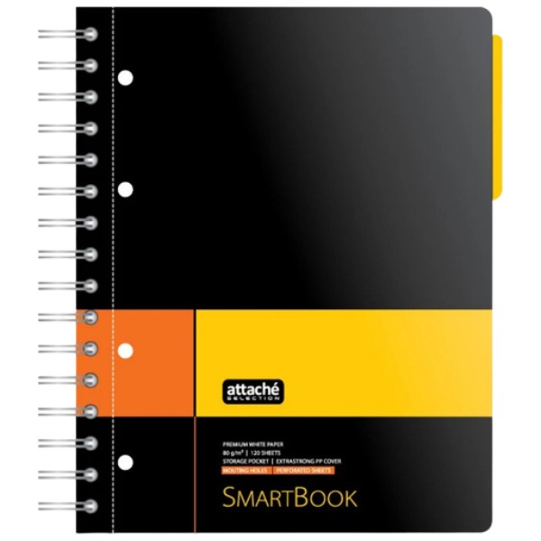 Business notebook "Attache" Smartbook checkered A5 120l