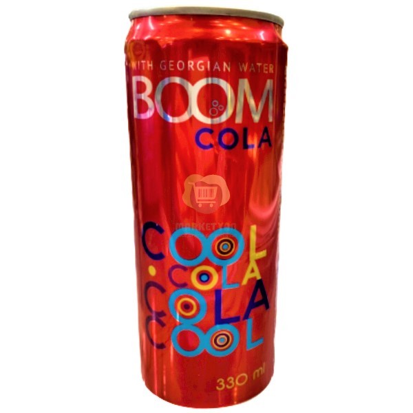 Refreshing carbonated drink "Boom" Cola 330ml